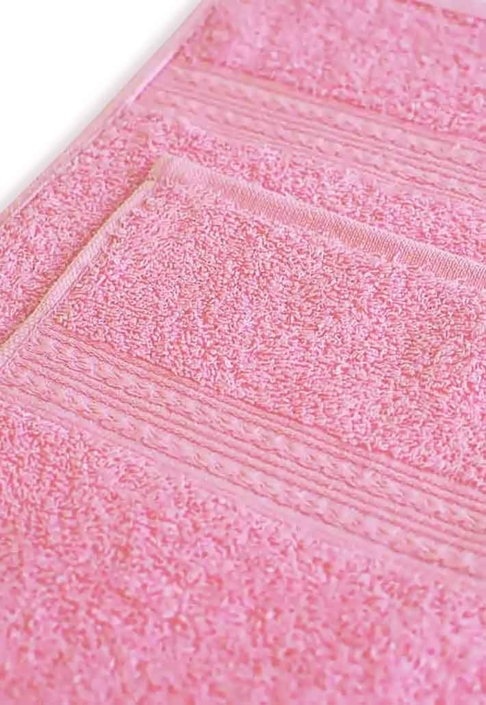 Полотенце под вышивку светло-розовое